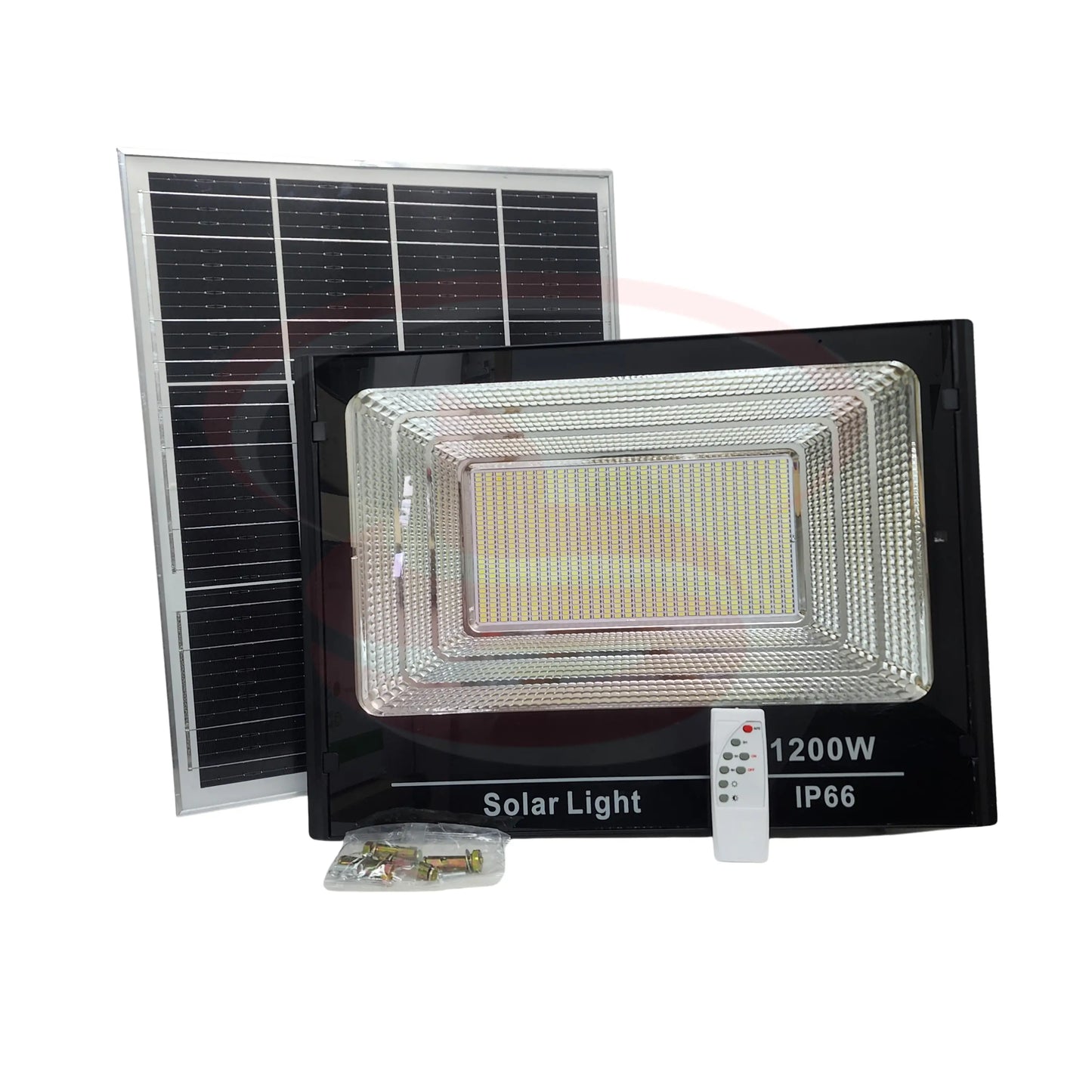 1200W Solar Flood Light with Remote and Solar Panel – Outdoor Waterproof LED Security Light by Smart Life Lighting & Electrical