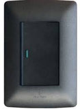 1 Lever 1 way switch - Black.