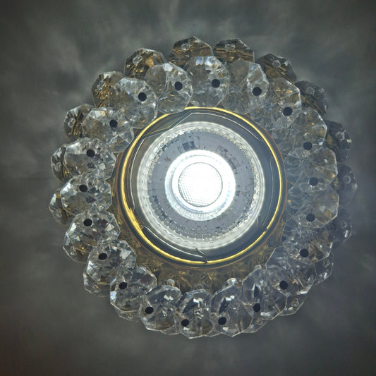 Fancy crystal downlight fitting MD603-GD. - Smart Life