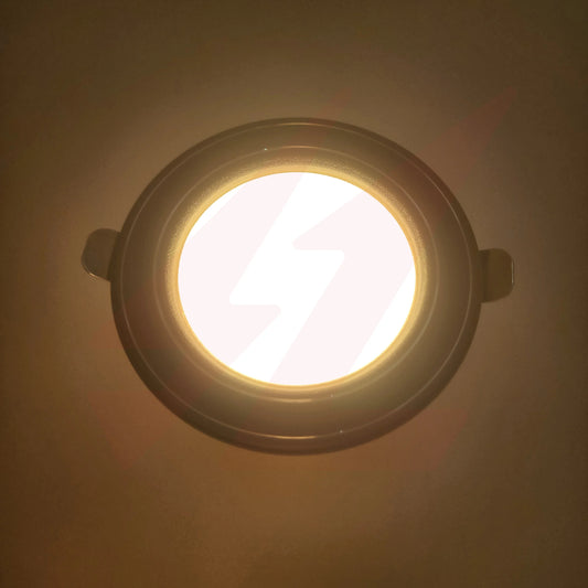 7W Black Three-Color Concealed LED Downlight with 90mm Cut-Out and 560 Lumens.
Smart Life Lighting & Electrical