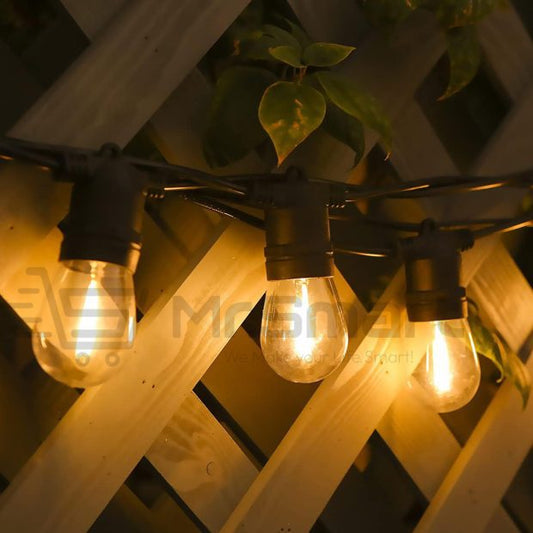20M 20 Bulbs- Solar LED Festoon Outdoor String Lights. - Mr.Smart SA's Best Online Shopping Store