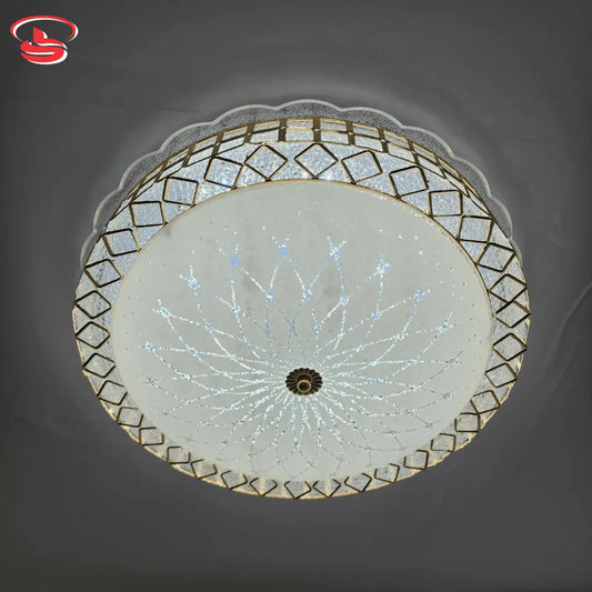 Modern CE-011 LED ceiling light with crystal-cut border, 3-colour changing illumination, and a soothing blue night glow for elegant home lighting.
Smart Life Lighting & Electrical