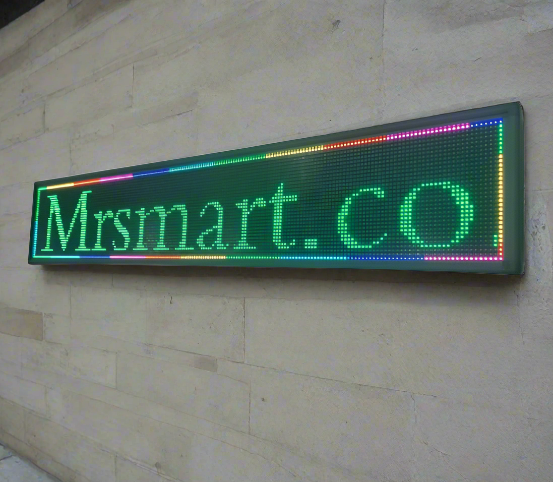 2M Smart RGB/Multicolor LED Panel Notice Board (message board). - Mr.Smart SA's Best Online Shopping Store