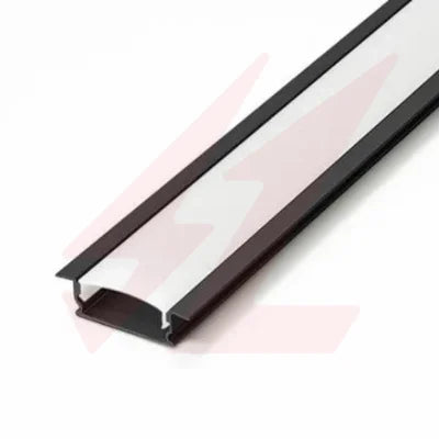 2103 BK Black LED Aluminum Profile Channel with Frosted Diffuser for LED Strip Lights.
Smart Life Lighting & Electrical