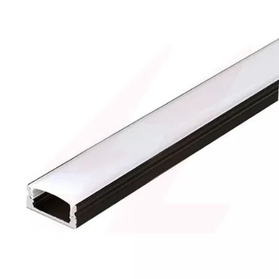 17x7mm Black LED Aluminum Profile Channel with Frosted Diffuser for LED Strip Lights.
Smart Life Lighting & Electrical