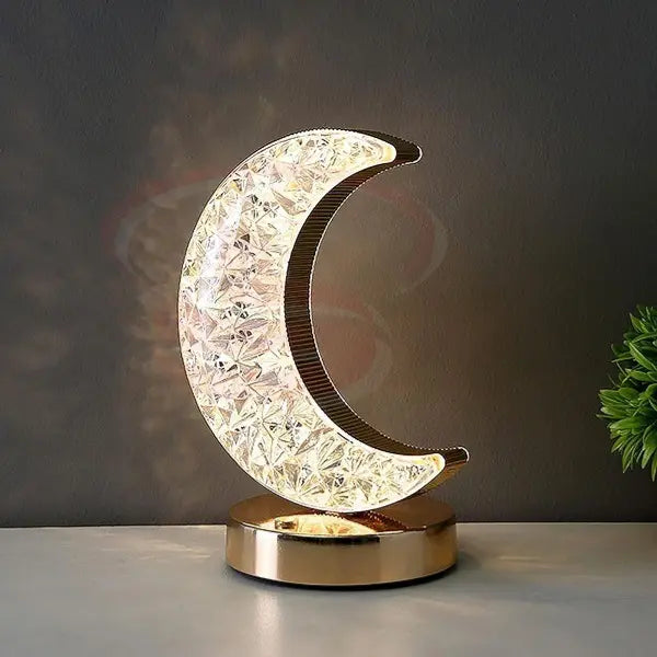 Moon shape crystal touch table lamp – rechargeable with 3 colour modes (Cool White, Crystal White & Warm White)
Smart Life Lighting & Electrical