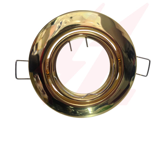 Moveable golden GU10 MR16 adjustable downlight fitting for recessed ceiling lighting.
Smart Life Lighting & Electrical