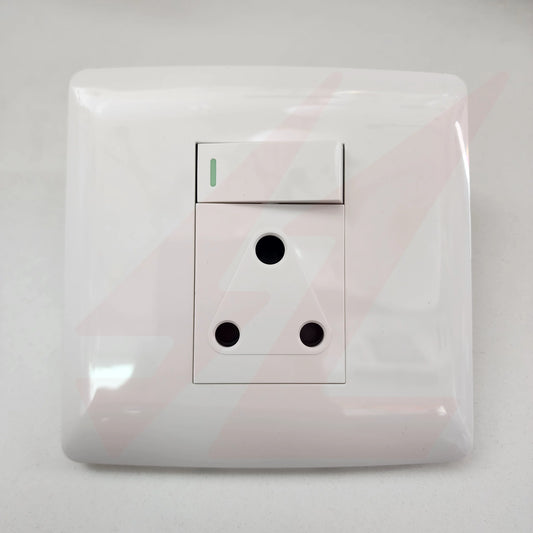 Single Electrical Socket White modren Wall Plate design.
Smart Life Lighting & Electrical