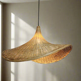 Nature style bamboo weaved hat pendant lamp. - Mr.Smart SA's Best Online Shopping Store