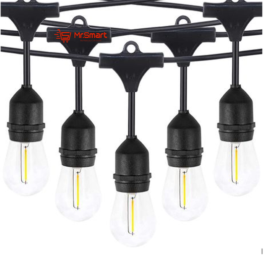 Lighting Outdoor LED Festoon Vintage Blub String Lights - Bulbs Included. - Mr.Smart SA's Best Online Shopping Store