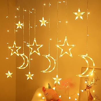 Moon & Star string fairy/curtain light 3M. - Mr.Smart SA's Best Online Shopping Store