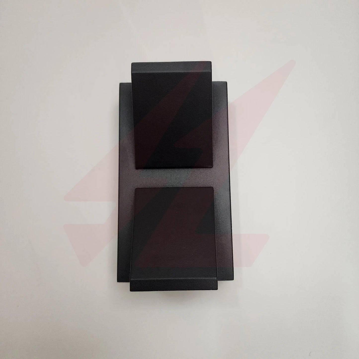 Modern black up and down LED wall light with warm white architectural wall wash effect for indoor and outdoor spaces.
Smart Life Lighting & Electrical