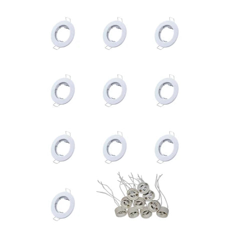Downlight Fittings With GU10 Holders - Pack Of 10 - Mr.Smart SA's Best Online Shopping Store