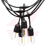 10m IP65 waterproof LED string light with 20 transparent S14 decorative hanging bulbs.
Smart Life Lighting & Electrical