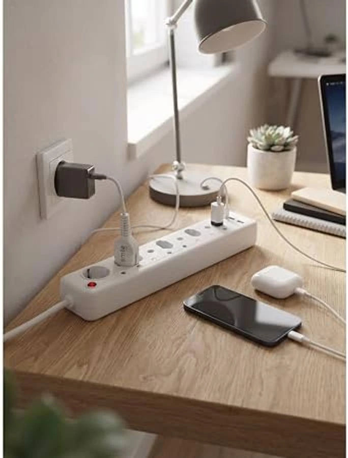 11-Way Multi-Plug Power Extension with 2 USB Ports and 1 Type-C Charging Port.
Smart Life Lighting & Electrical
