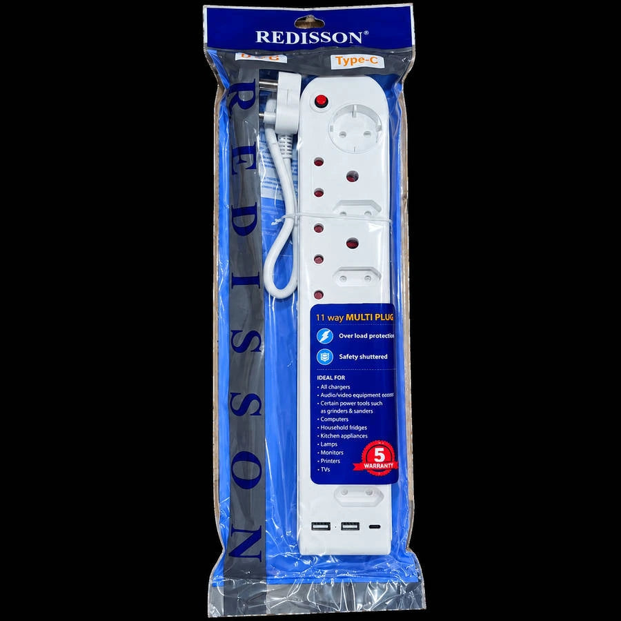 11-Way Multi-Plug Power Extension with 2 USB Ports and 1 Type-C Charging Port.
Smart Life Lighting & Electrical