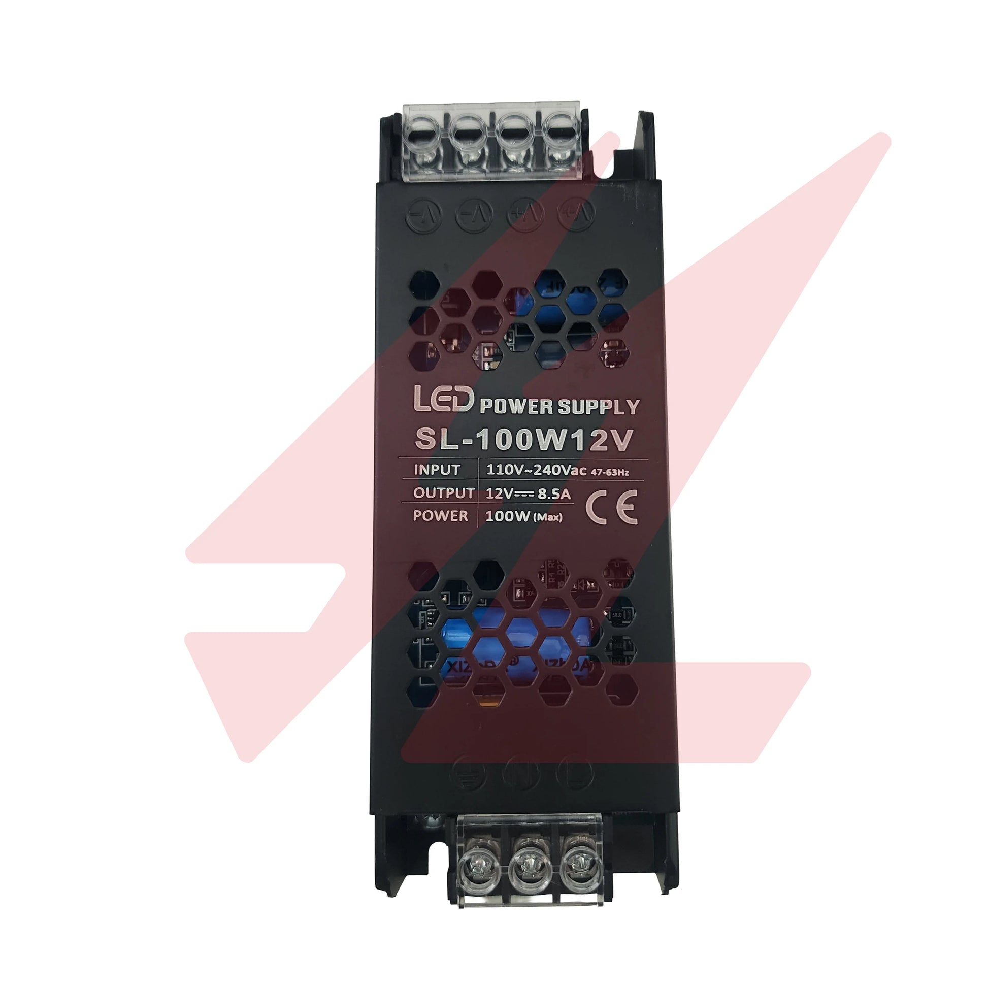 12V 100W 8.5A LED power supply with 110V–240V AC input and 12V DC output for LED lighting.
Smart Life Lighting & Electrical