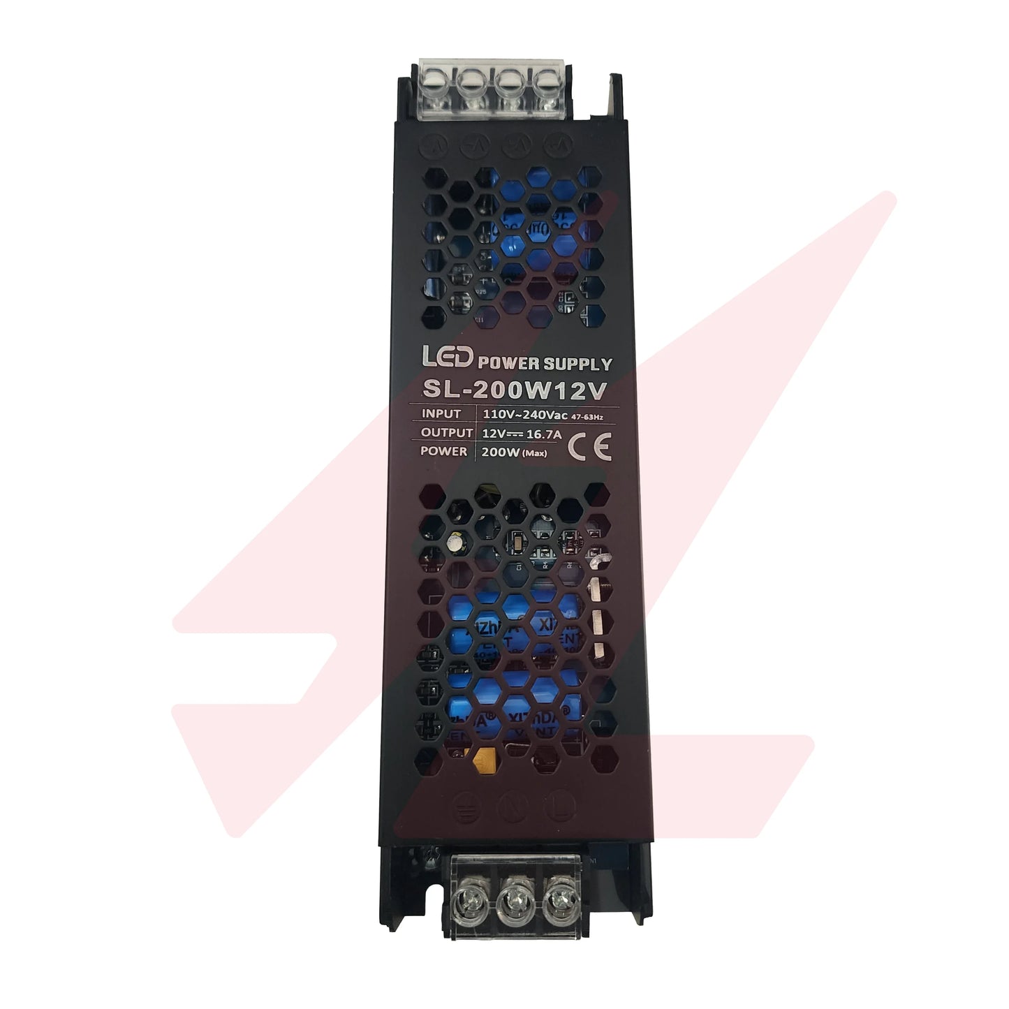 12V 200W 16.7A LED power supply with 110V–240V AC input and 12V DC output for LED lighting.
Smart Life Lighting & Electrical