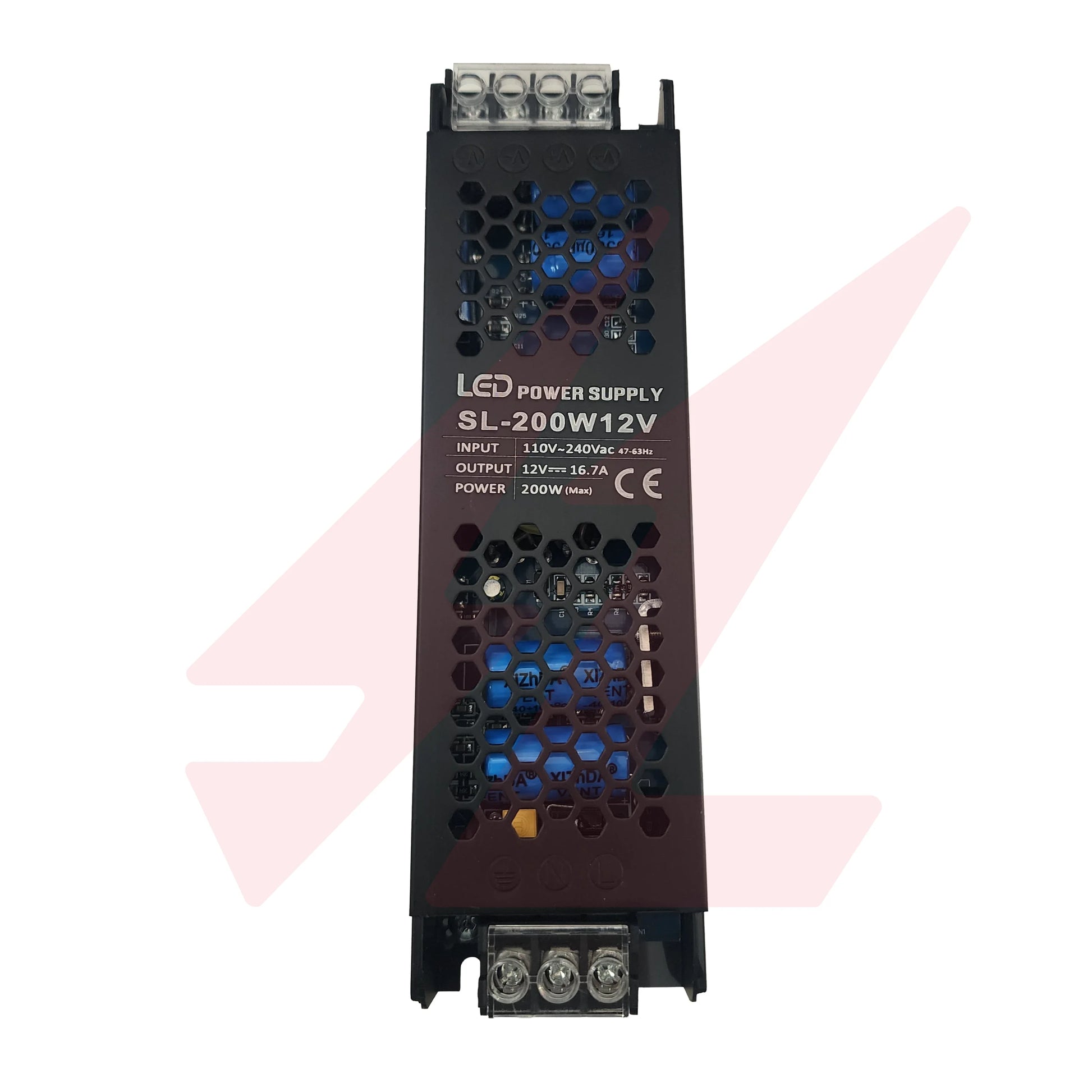 12V 200W 16.7A LED power supply with 110V–240V AC input and 12V DC output for LED lighting.
Smart Life Lighting & Electrical