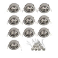 Tiltable Downlight Fittings With FREE GU10 Holders - Pack Of 10. - Mr.Smart SA's Best Online Shopping Store