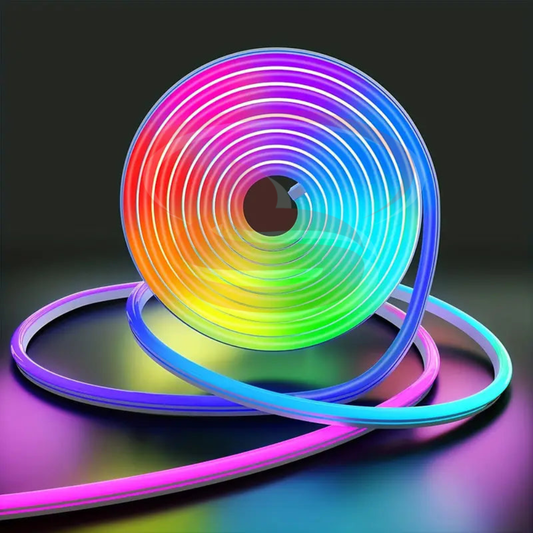 12V 5M LED RGB/Multicolor Neon Strip Light with Remote controller.
Smart Life Lighting & Electrical