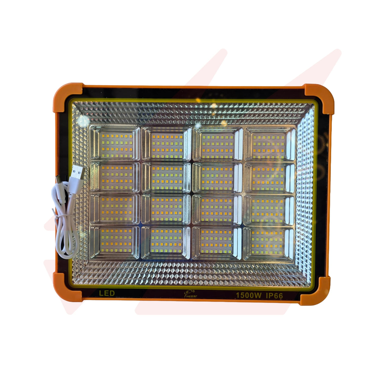 1500W Rechargeable Solar LED Flood Light IP66 with 10000mAh Lithium Battery.
Smart Life Lighting & Electrical
