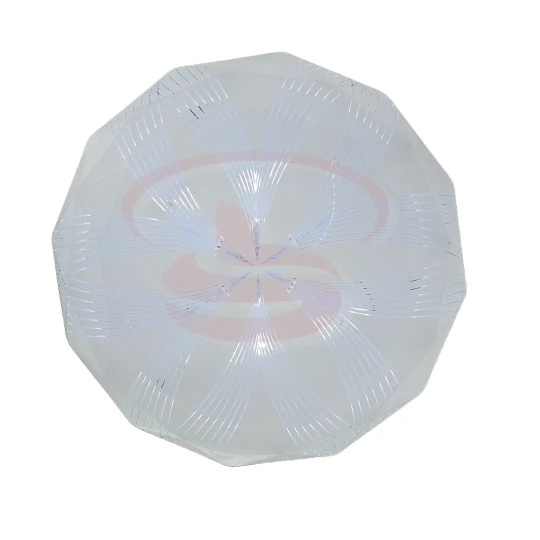18W geometric LED ceiling light with modern dodecagon shape and decorative laser-cut line design – ideal for indoor home or office lighting.
Smart Life Lighting & Electrical
