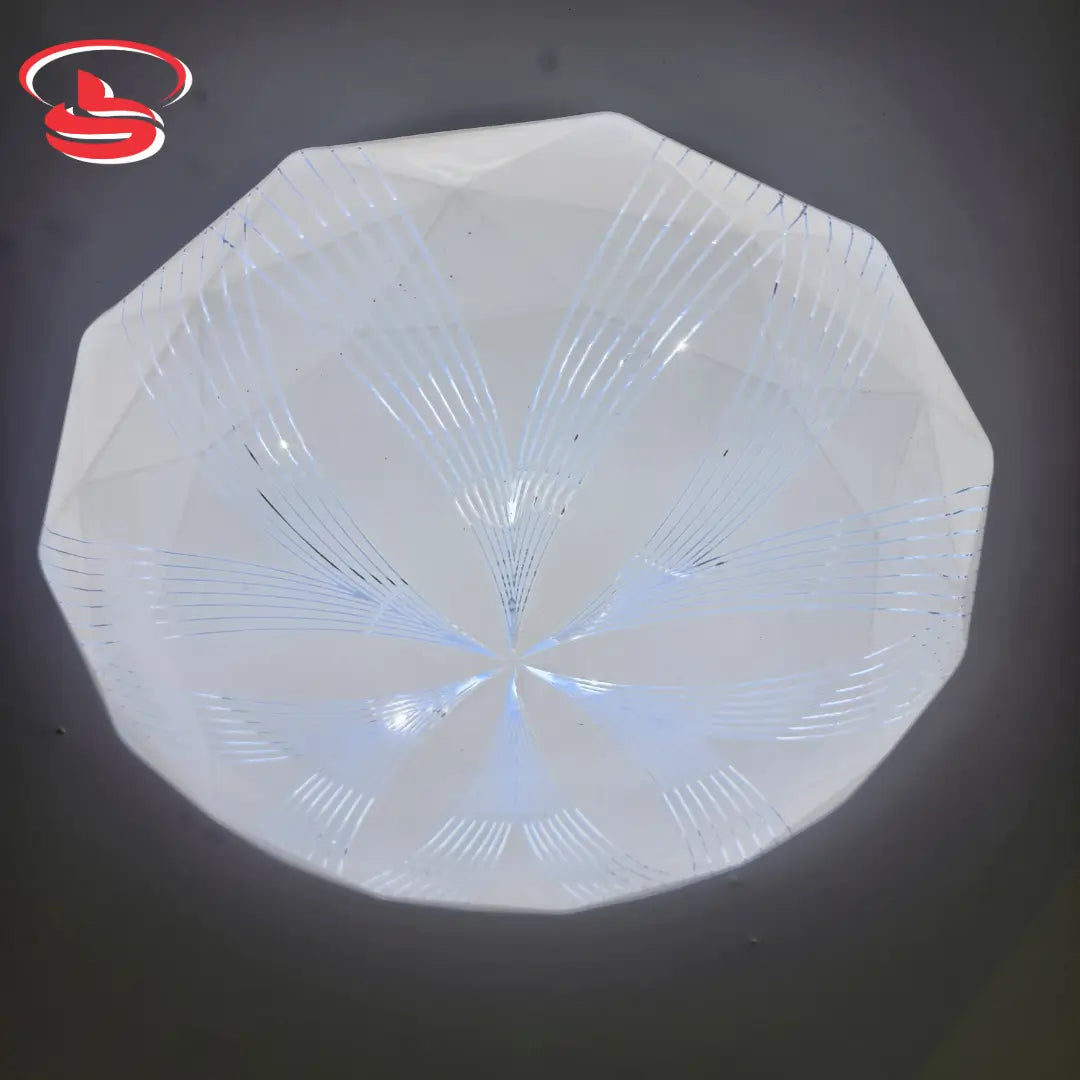 18W geometric LED ceiling light with modern dodecagon shape and decorative laser-cut line design – ideal for indoor home or office lighting.
Smart Life Lighting & Electrical
