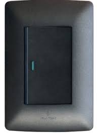 1 Lever 1 Way Switch - Black