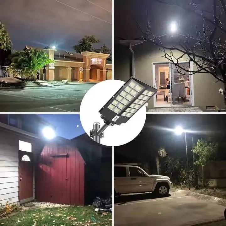 2000W ultra bright solar street light with 336 LEDs, IP65 protection, solar panel and remote control.
Smart Life Lighting & Electrical