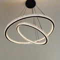 2 Rings LED Crystal pendant Light/Lamp - 2048/6-4. - Mr.Smart SA's Best Online Shopping Store