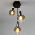 3 smoke glass bowl hanging pendant lamp (bulbs not included). - Mr.Smart SA's Best Online Shopping Store