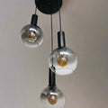 3 smoke glass bowl hanging pendant lamp (bulbs not included). - Mr.Smart SA's Best Online Shopping Store