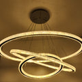 3 Rings crystal chandelier pendant light - 20215-4 6.8. - Mr.Smart SA's Best Online Shopping Store