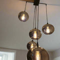 5 smoke glass pendant light - C11-5.