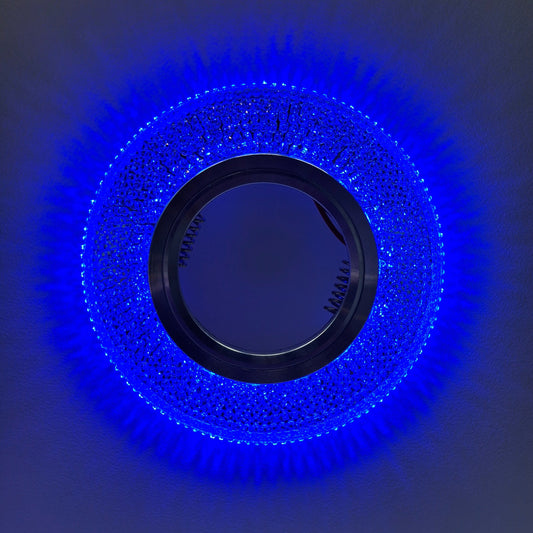 Crystal Blue LED downlight fitting MD707 - Pack of 02. - Smart Life