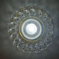 Fancy crystal downlight fitting MD603-GD.