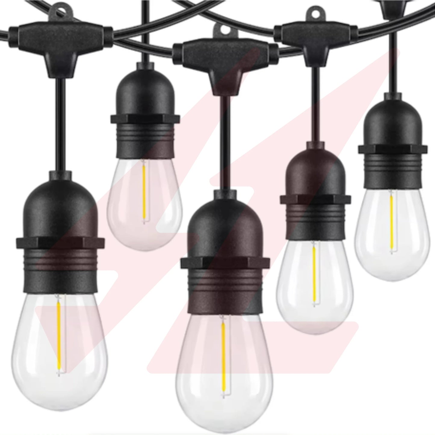 20m IP65 waterproof LED string light with 40 transparent decorative hanging bulbs.
Smart Life Lighting & Electrical