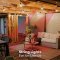 20m IP65 waterproof LED string light with 40 transparent decorative hanging bulbs.
Smart Life Lighting & Electrical