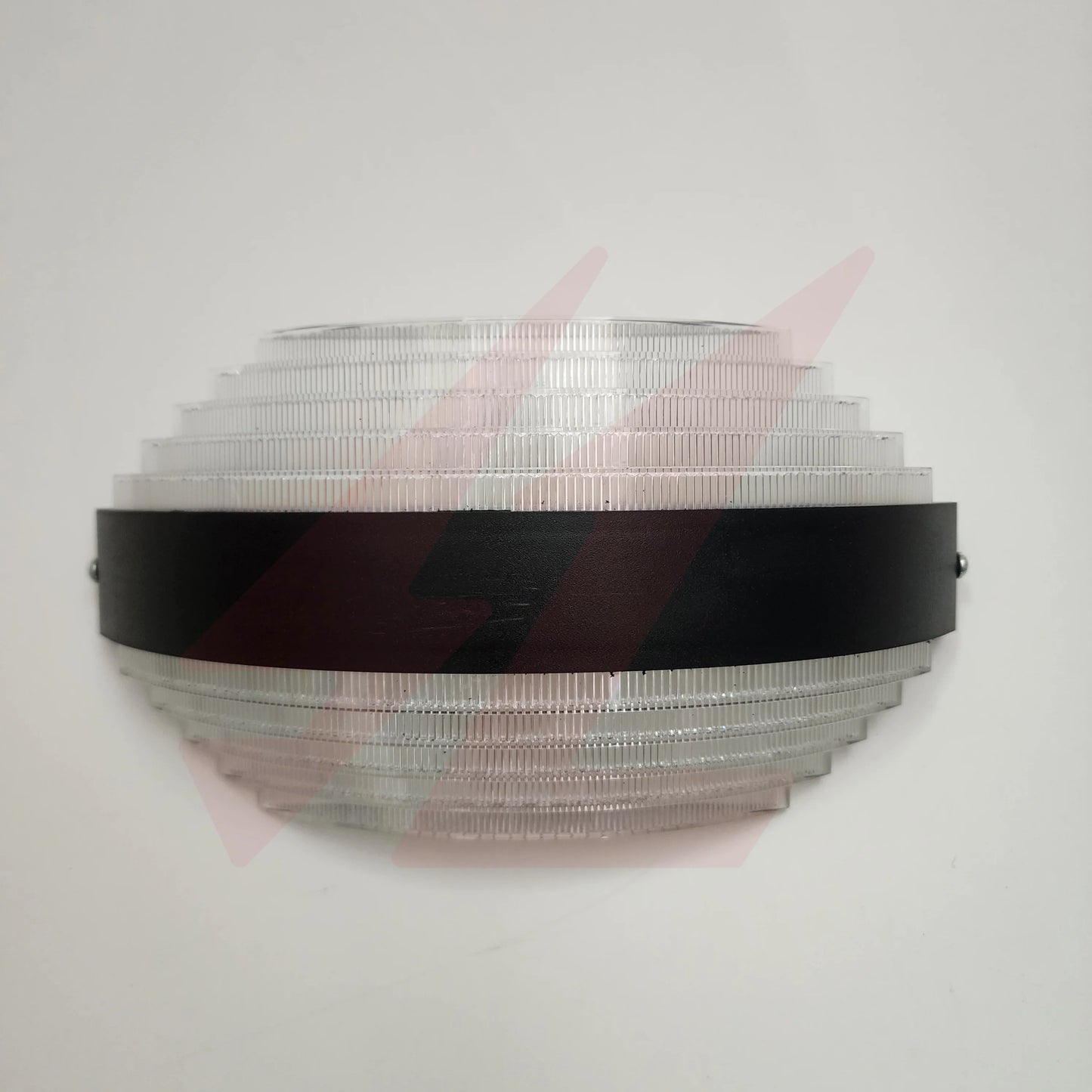 20W Modern LED Outdoor Wall Lamp with Black Metal Housing and Ribbed Acrylic Diffuser, 3000K Warm White, IP54 Waterproof.
Smart Life Lighting & Electrical