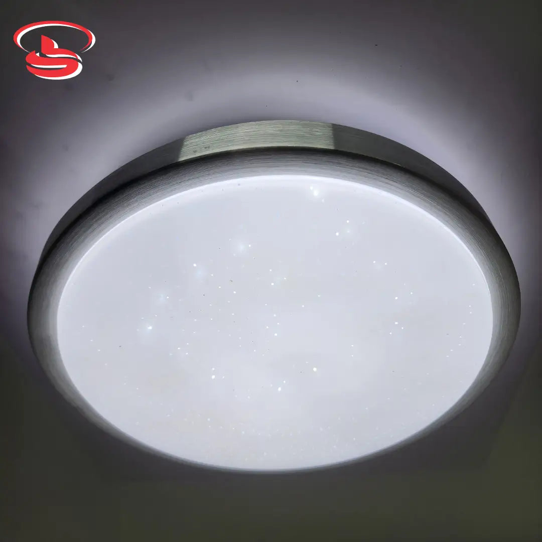 24w Galaxy Glow LED Ceiling Light Starry Sparkle Effect with Brushed Silver Rim for Modern South African Interiors.
Smart Life Lighting & Electrical
