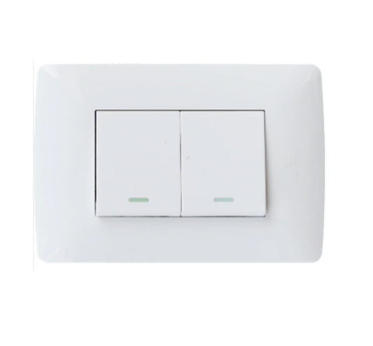 2 Lever 1 Way Switch (2x4). - Mr.Smart SA's Best Online Shopping Store