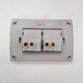 White 2 lever 1 way wall switch with modern rectangular design.
Smart Life Lighting & Electrical		