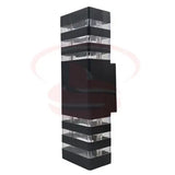 2 Way Up/Down Modern dual-layer rectangular outdoor LED wall lamp with transparent glass design for villa and gate lighting.
Smart Life Lighting & Electrical