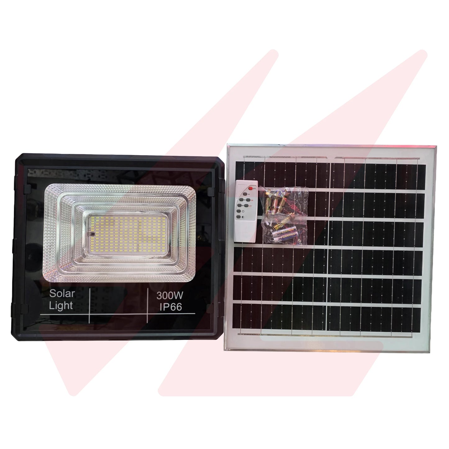 300W Solar LED Flood Light with Solar Panel Remote Control and IP66 Waterproof Protection.
Smart Life Lighting & Electrical