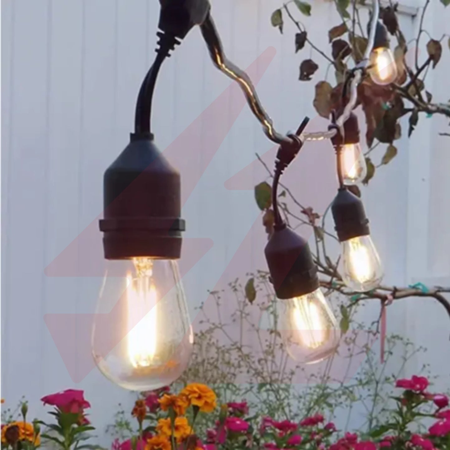 30m IP65 waterproof LED string light with 60 transparent decorative hanging bulbs.
Smart Life Lighting & Electrical