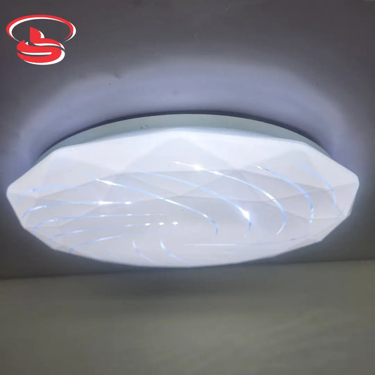 Crystal Glow 30w Geometric LED Ceiling Light with swirl design – modern energy-efficient ceiling fixture for home and office use in South Africa.
Smart Life Lighting & Electrical