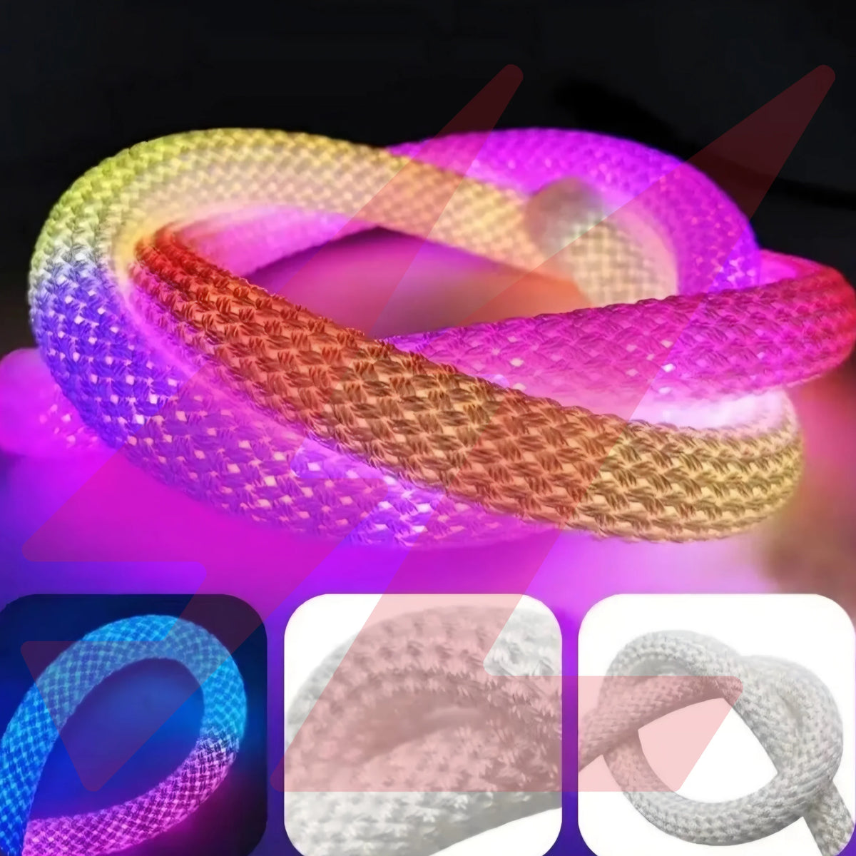 360 Degree Round Braided Smart RGB LED Neon Rope Light with App and Music Control
Smart Life Lighting & Electrical