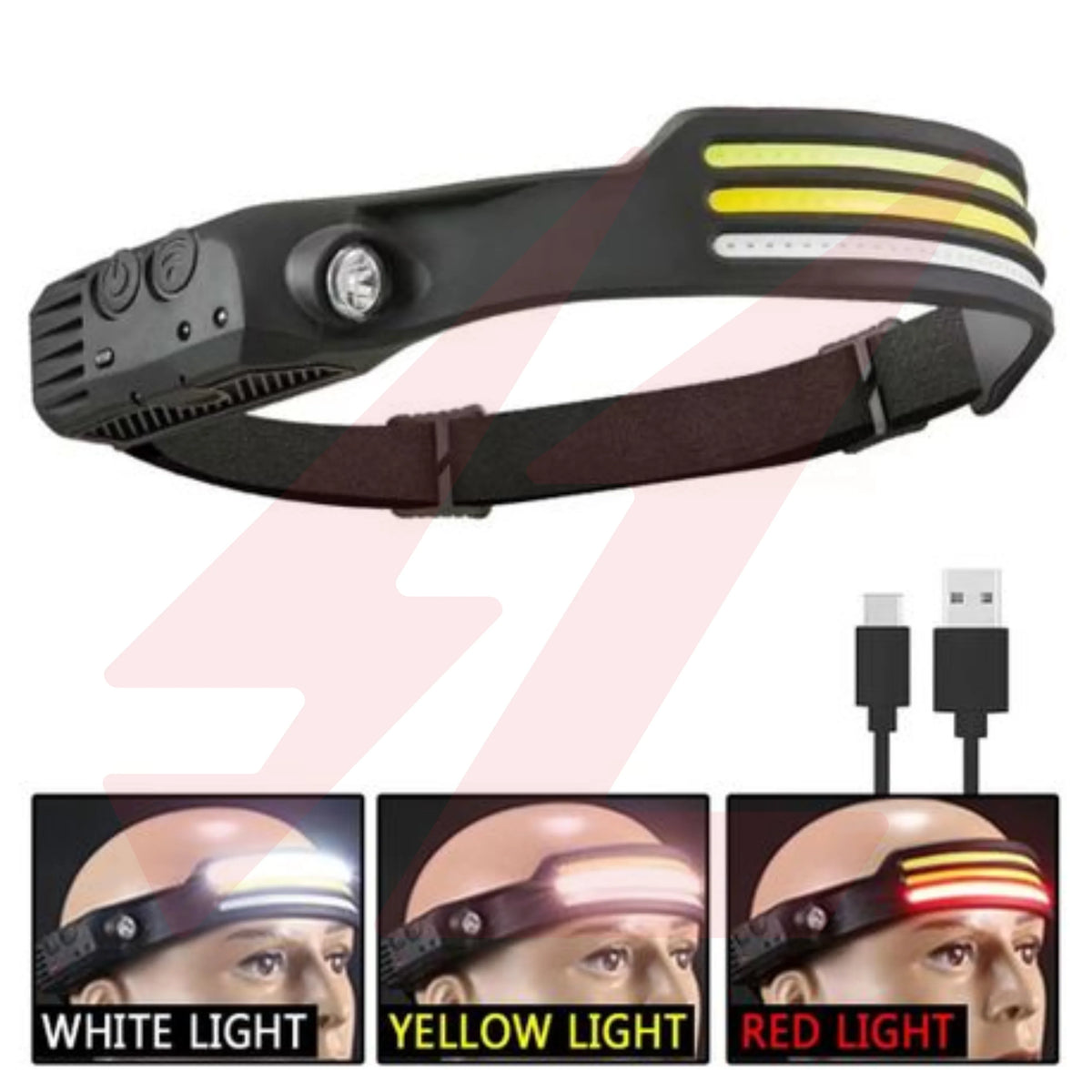 3-Strip LED Multi-Function Rechargeable Headlamp.
Smart Life Lighting & Electrical