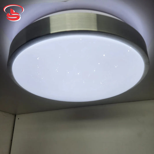 48w Galaxy Glow LED Ceiling Light Starry Sparkle Effect with Brushed Silver Rim for Modern South African Interiors.
Smart Life Lighting & Electrical